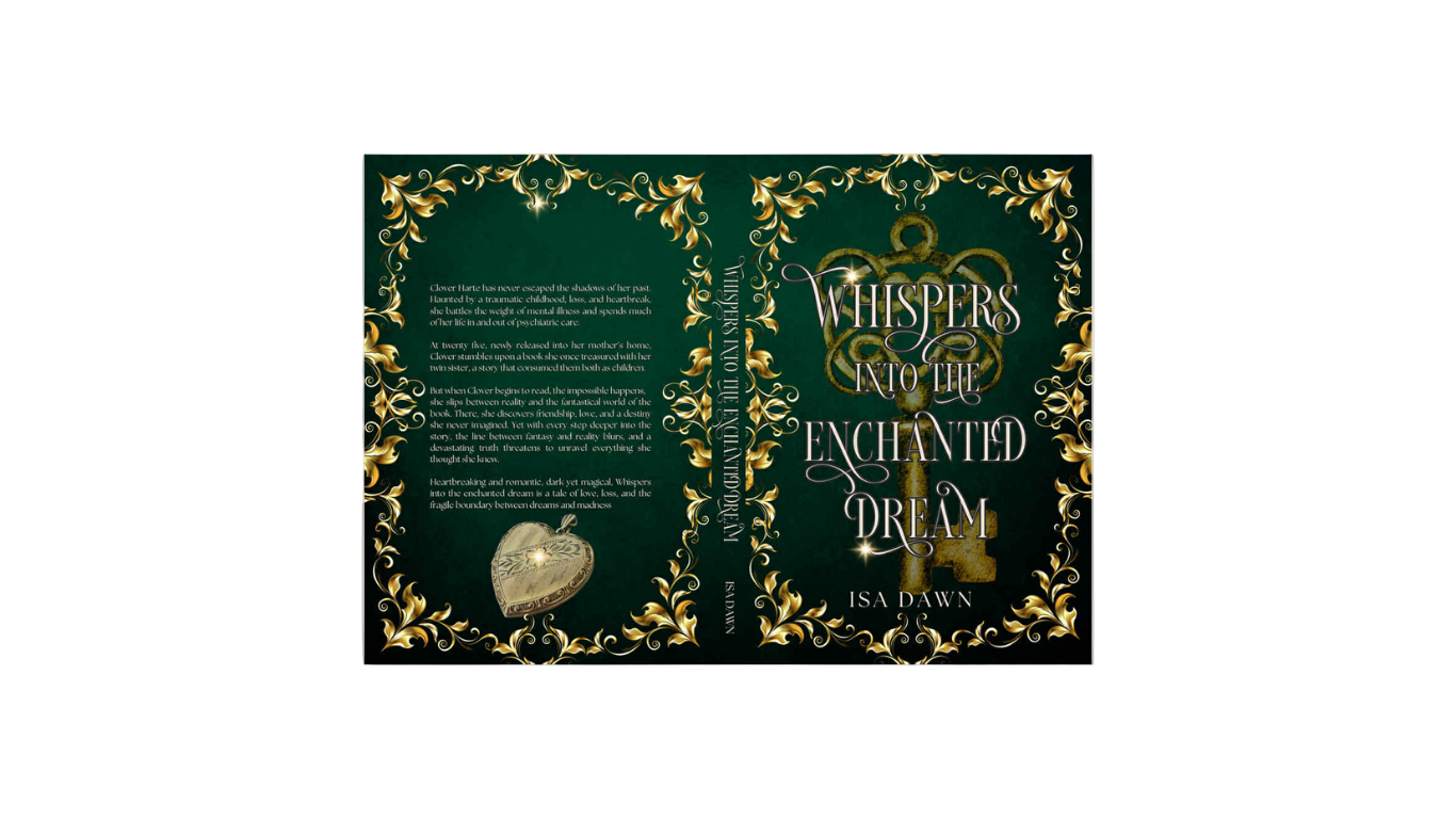 Whispers Into The Enchanted Dream paper back - Signed with book merch